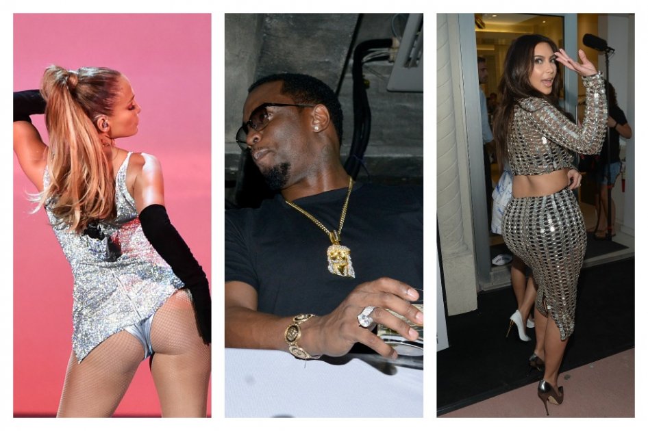 P. Diddy prefiere la cola de Jennifer Lopez a la de Kim Kardashian
