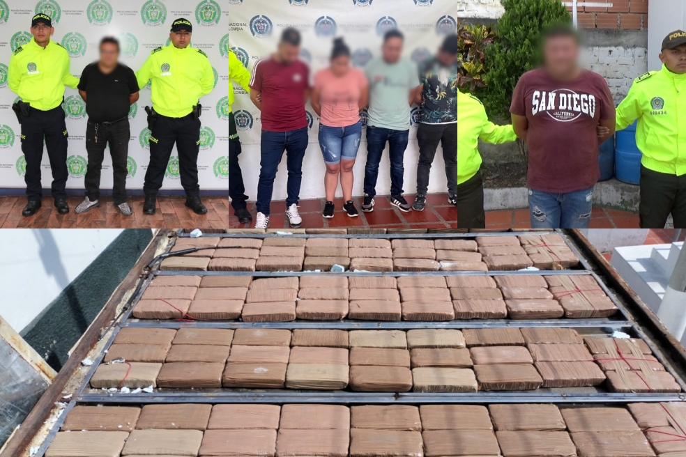 FBI y autoridades colombianas capturan a seis presuntos narcos