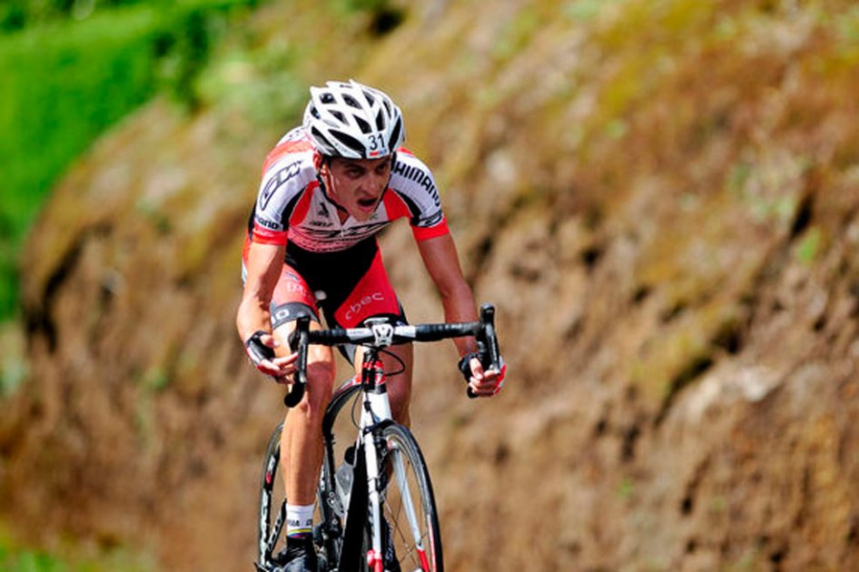 Ciclista colombiano Óscar Sánchez Foto: Marcela Bertozzi. Tomada de www.aldia.cr