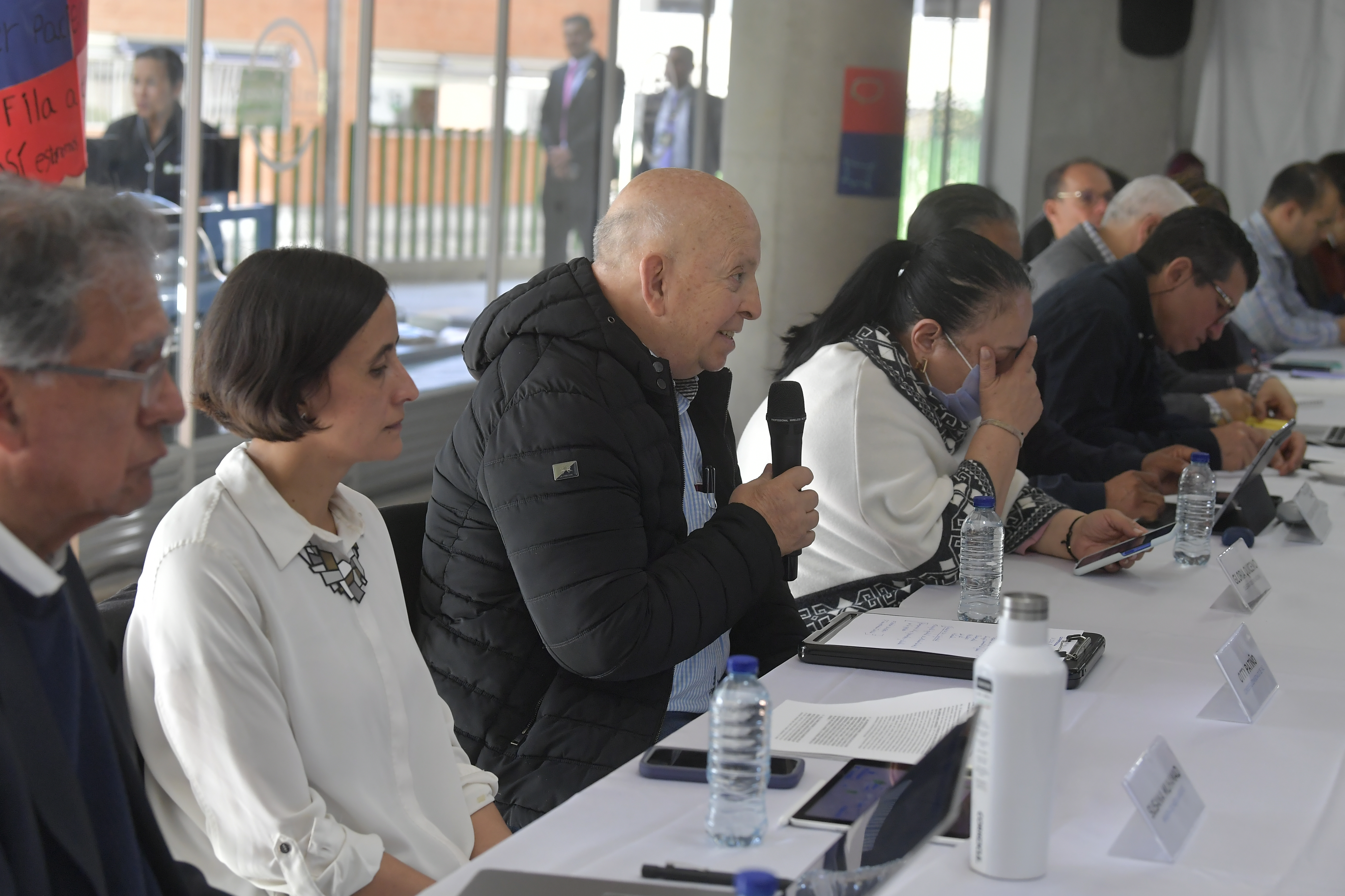 Sexto ciclo de diálogos entre el Gobierno Nacional y las disidencias del EMB, comandadas por Calarcá Córdoba, en Bogotá