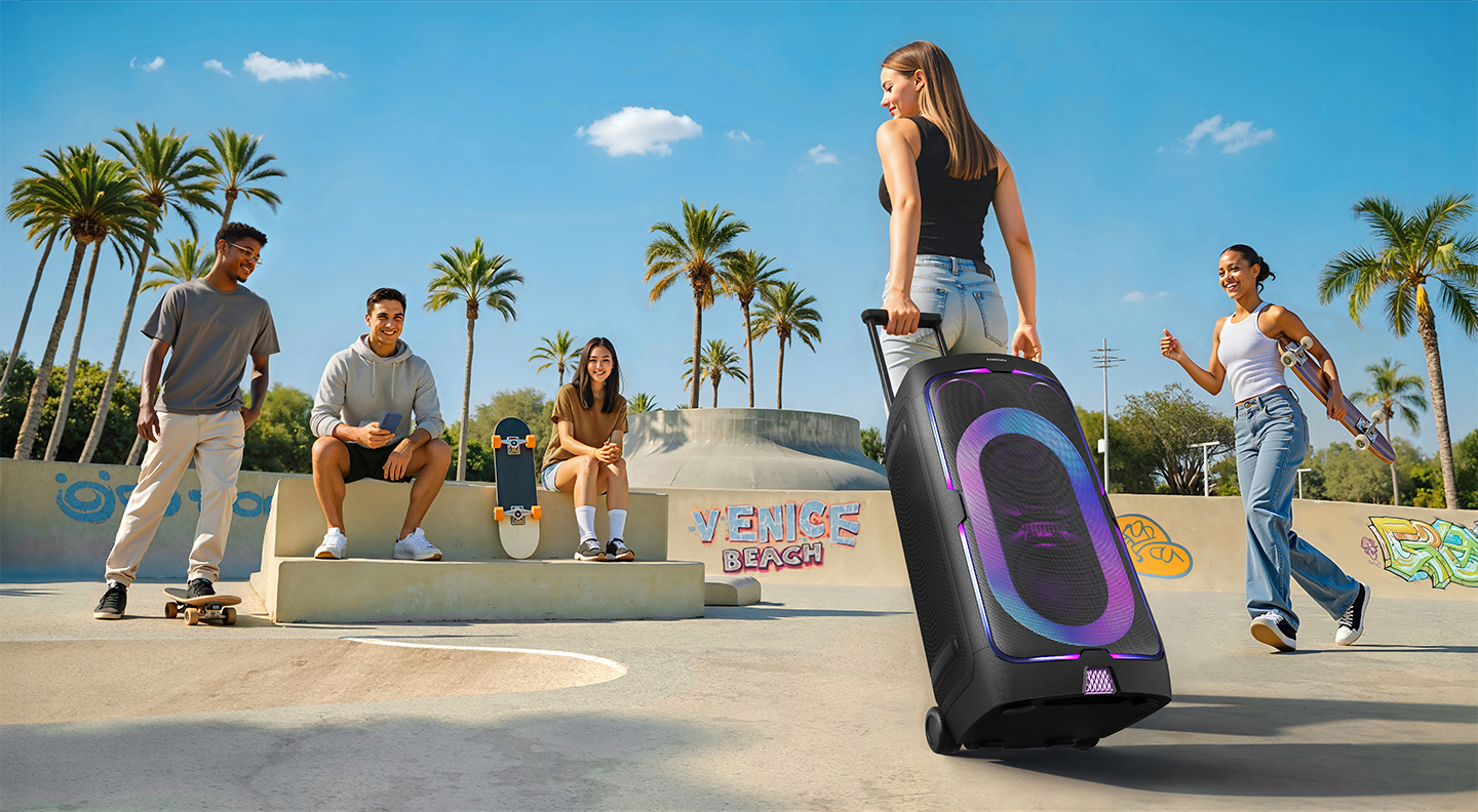 ¿El parlante ya no es suficiente? Estas son las nuevas torres de sonido de Samsung