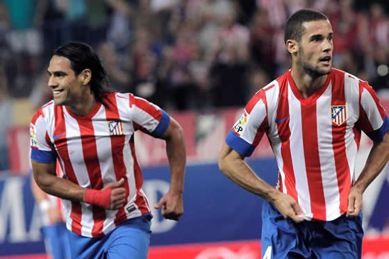 Atlético y Falcao apuntan a zona de Liga de Campeones ante el Valladolid