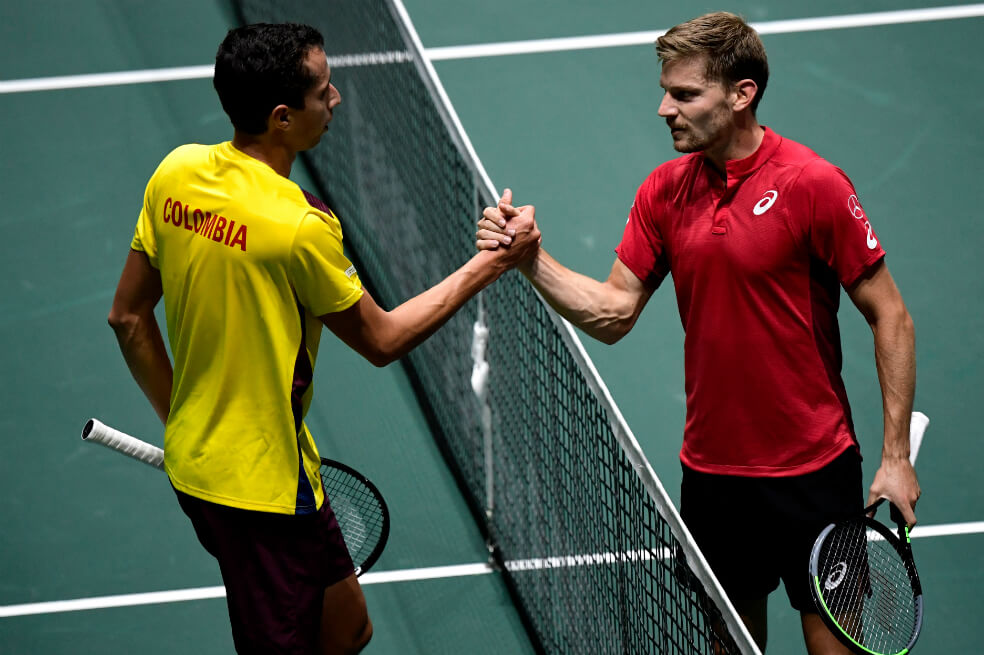 Daniel Galán por poco da la sorpresa en la Copa Davis, pero cayó ante el 11 del mundo