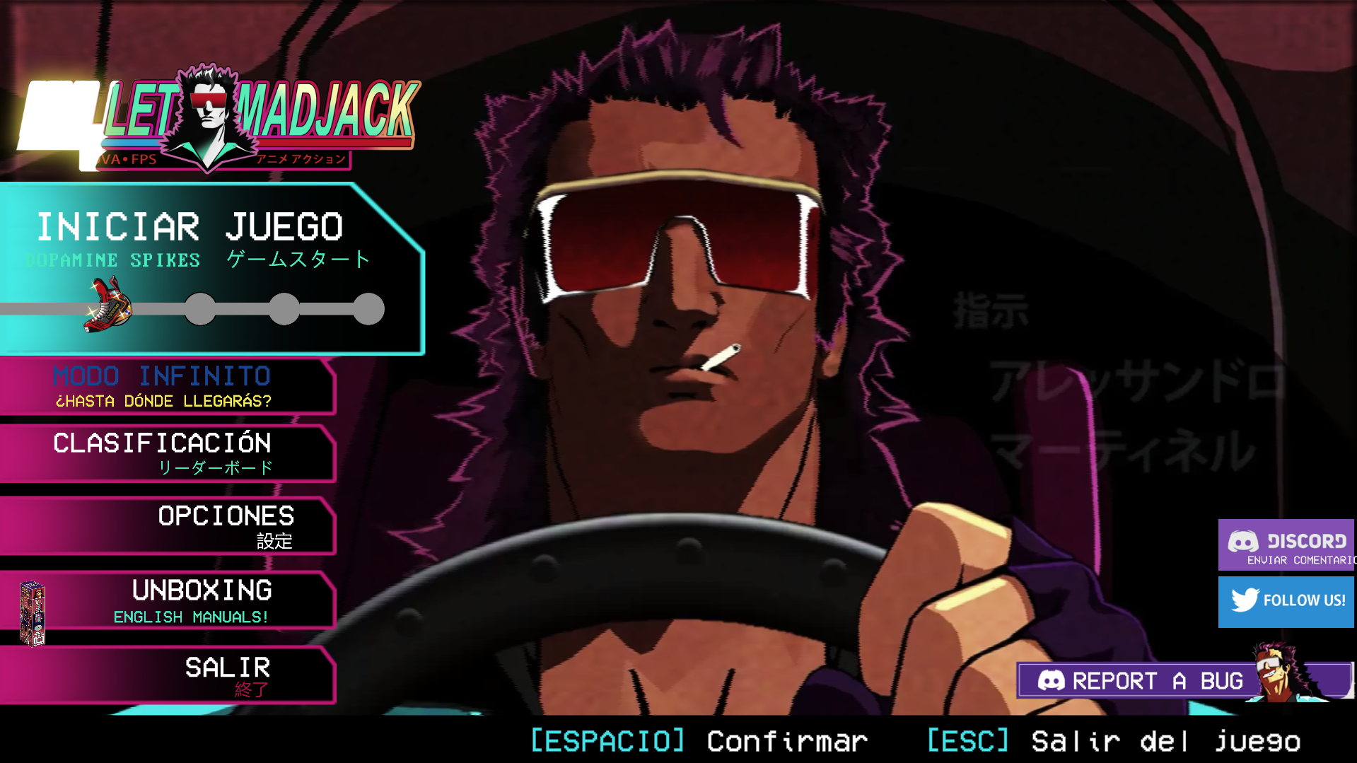 Mullet MadJack, el FPS inspirado en los años 80 que llega a Steam