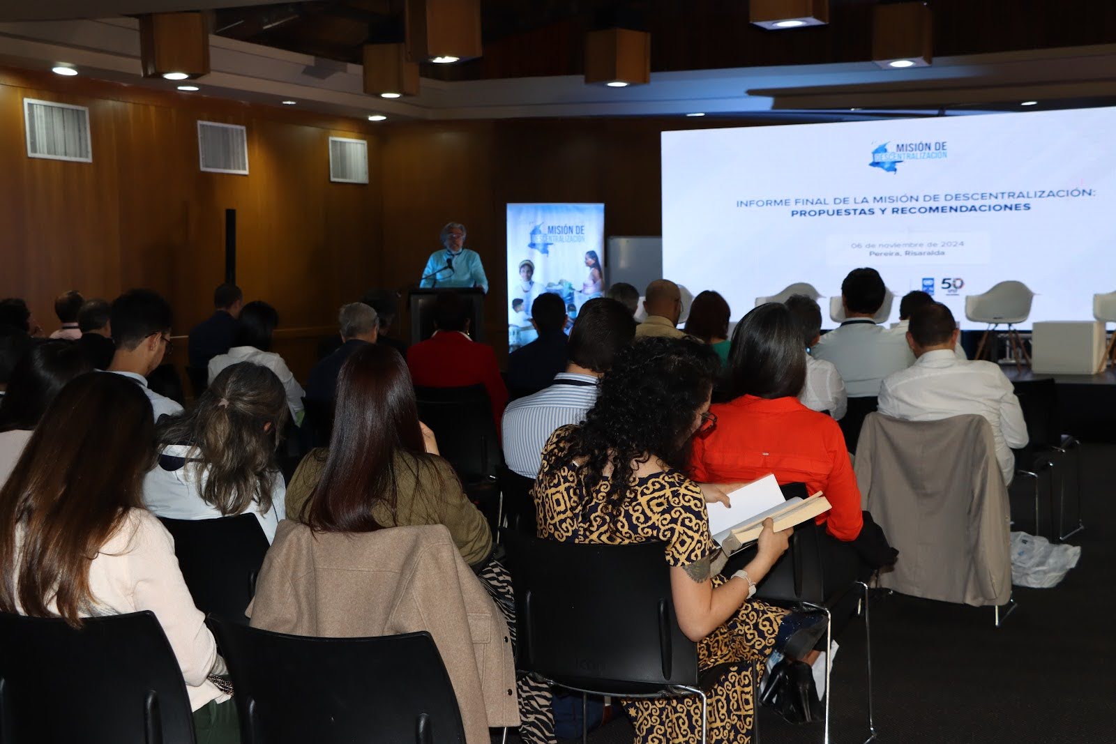 Evento de entrega de resultados Misión de Descentralización.