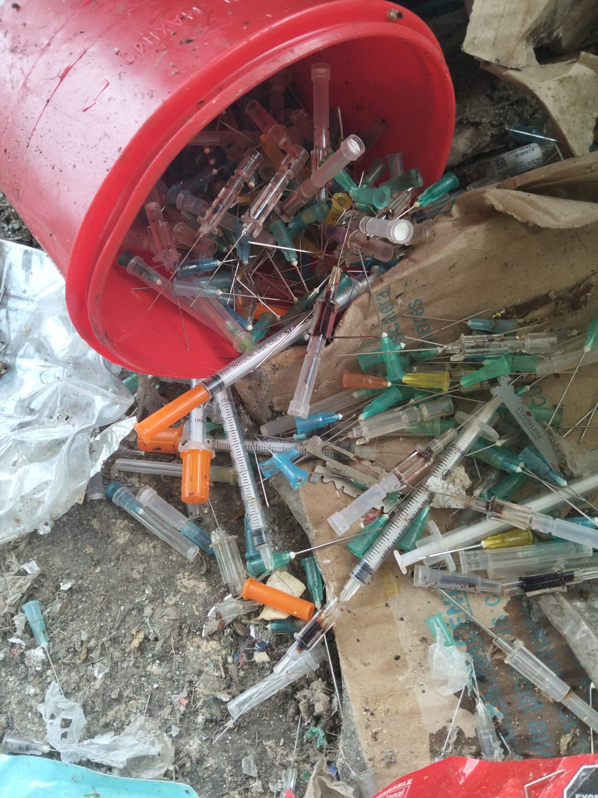 La Gobernación confirmó que, tras una visita, encontraron y retiraron residuos sanitarios que habían llegado a Magic Garden, a pesar de la prohibición.