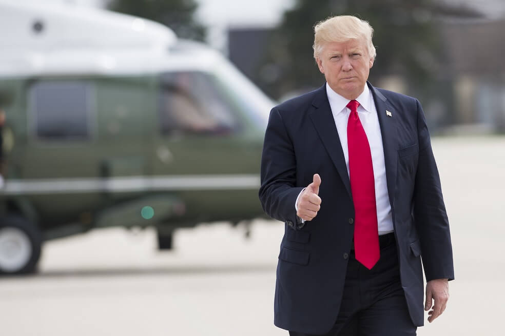 Donald Trump, presidente de Estados Unidos. / AFP