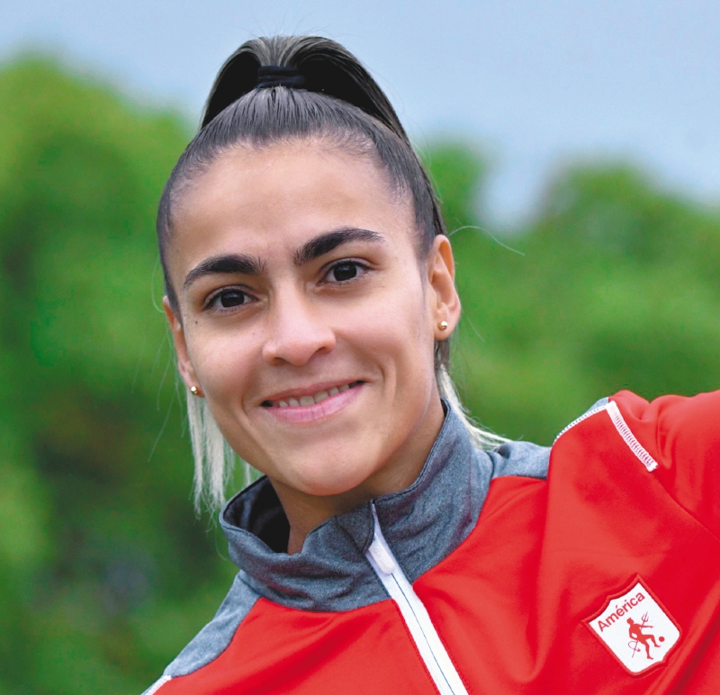 La caleña Jessica Caro, de 32 años, fue campeona panamericana con la selección de Colombia en los Juegos de Lima 2019. / América de Cali
