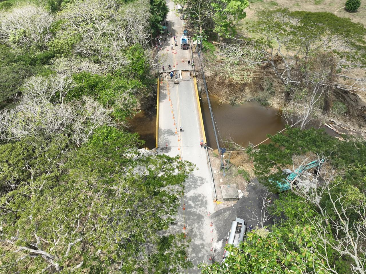 Trementino II: inician las obras del puente que reemplazará la estructura afectada