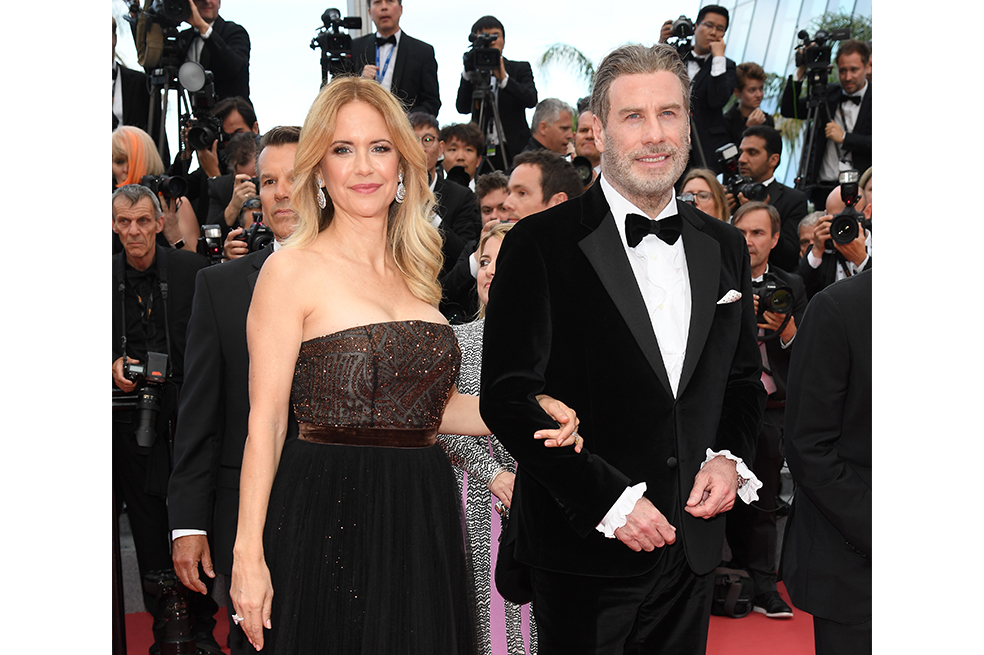 John Travolta y Kelly Preston