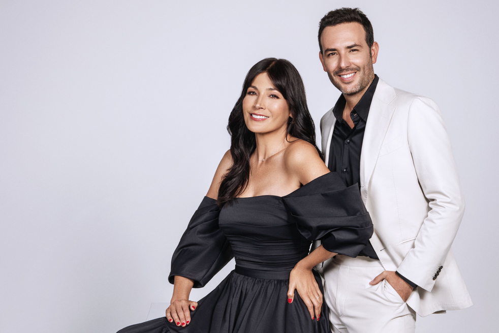 kathy Sáenz y Sebastián Martínez