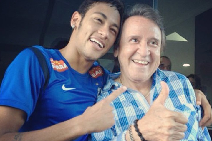 Quico, de «El Chavo», se encontró con Neymar en Brasil