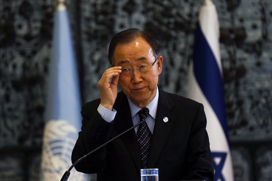 Ban Ki-moon y su apuesta por calmar los ánimos entre Israel y Palestina