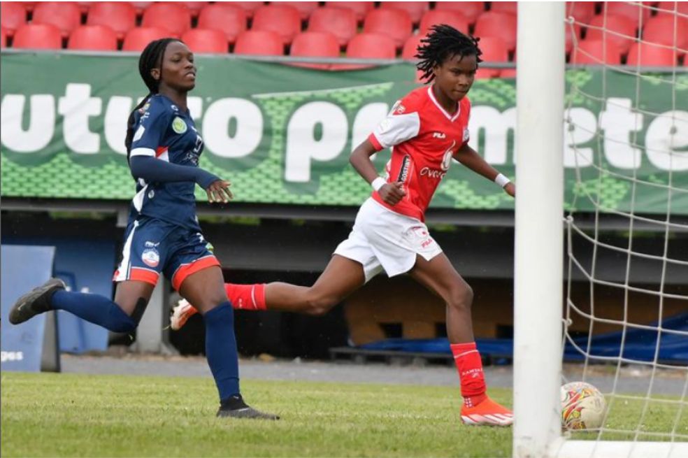 Karla Torres fue determinante en la victoria de Santa Fe sobre Alianza en los cuadrangulares de la Liga BetPlay Femenina.