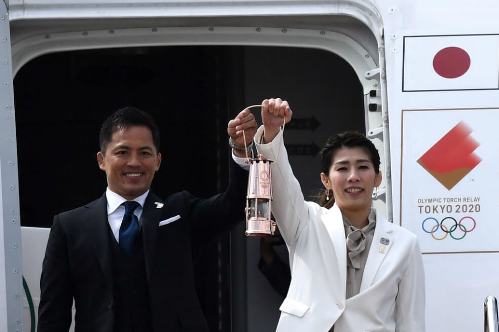 La antorcha olímpica llegó a Japón
