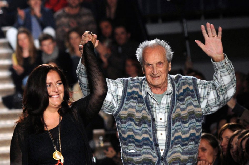 Murió Ottavio Missoni, innovador de la moda italiana