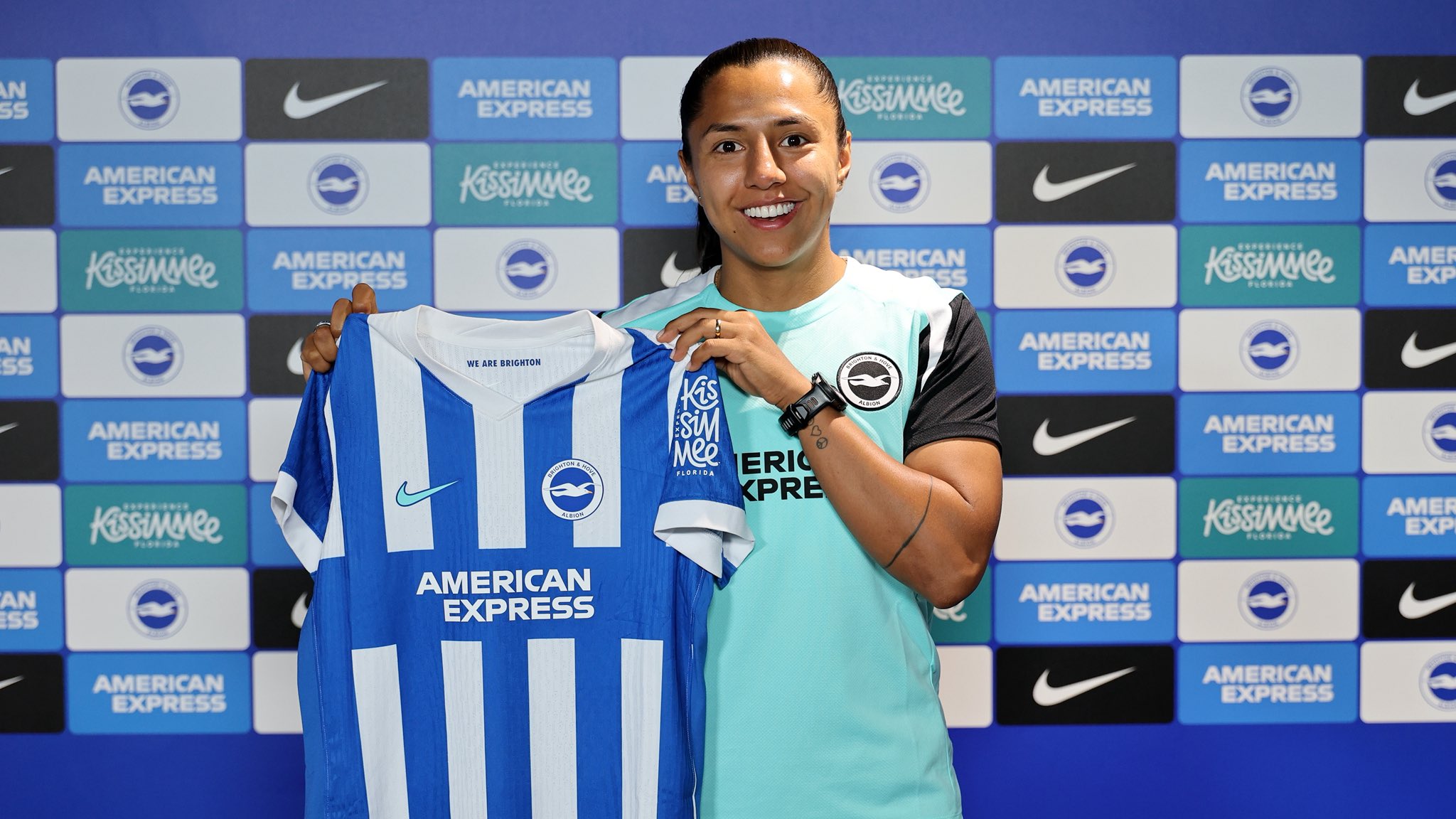Manuela Vanegas, nueva jugadora del Brighton de Inglaterra.
