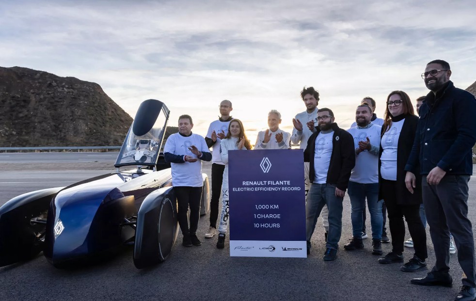 Carro eléctrico de Renault superó los 1.000 km de autonomía y establece nuevo récord