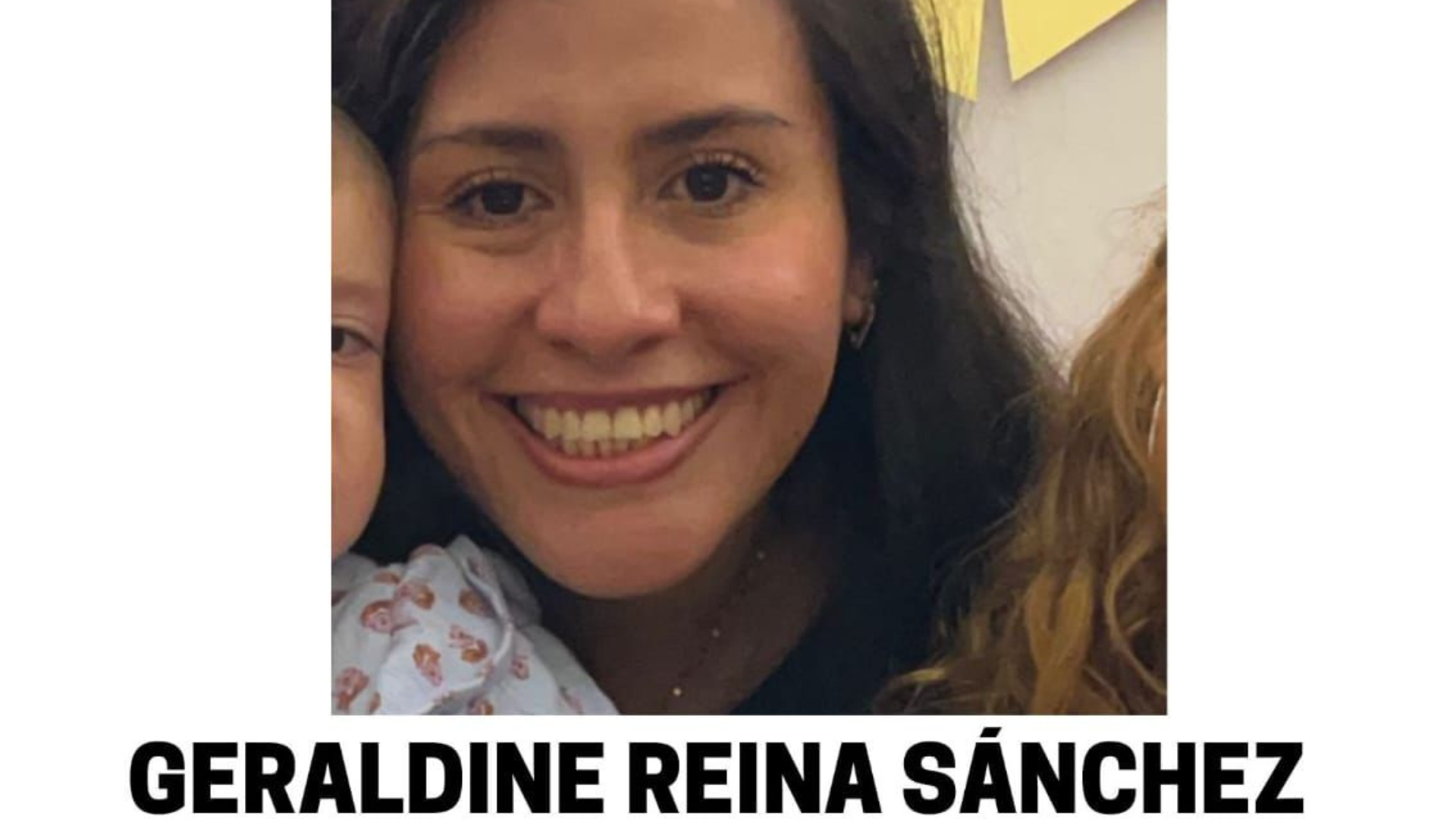 Familiares buscan a Geraldine Reina, desaparecida desde el 24 de septiembre