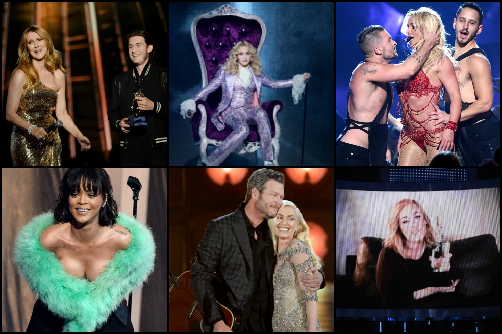 Lágrimas de Céline Dion y tributo de Madonna a Prince en los Billboard 2016