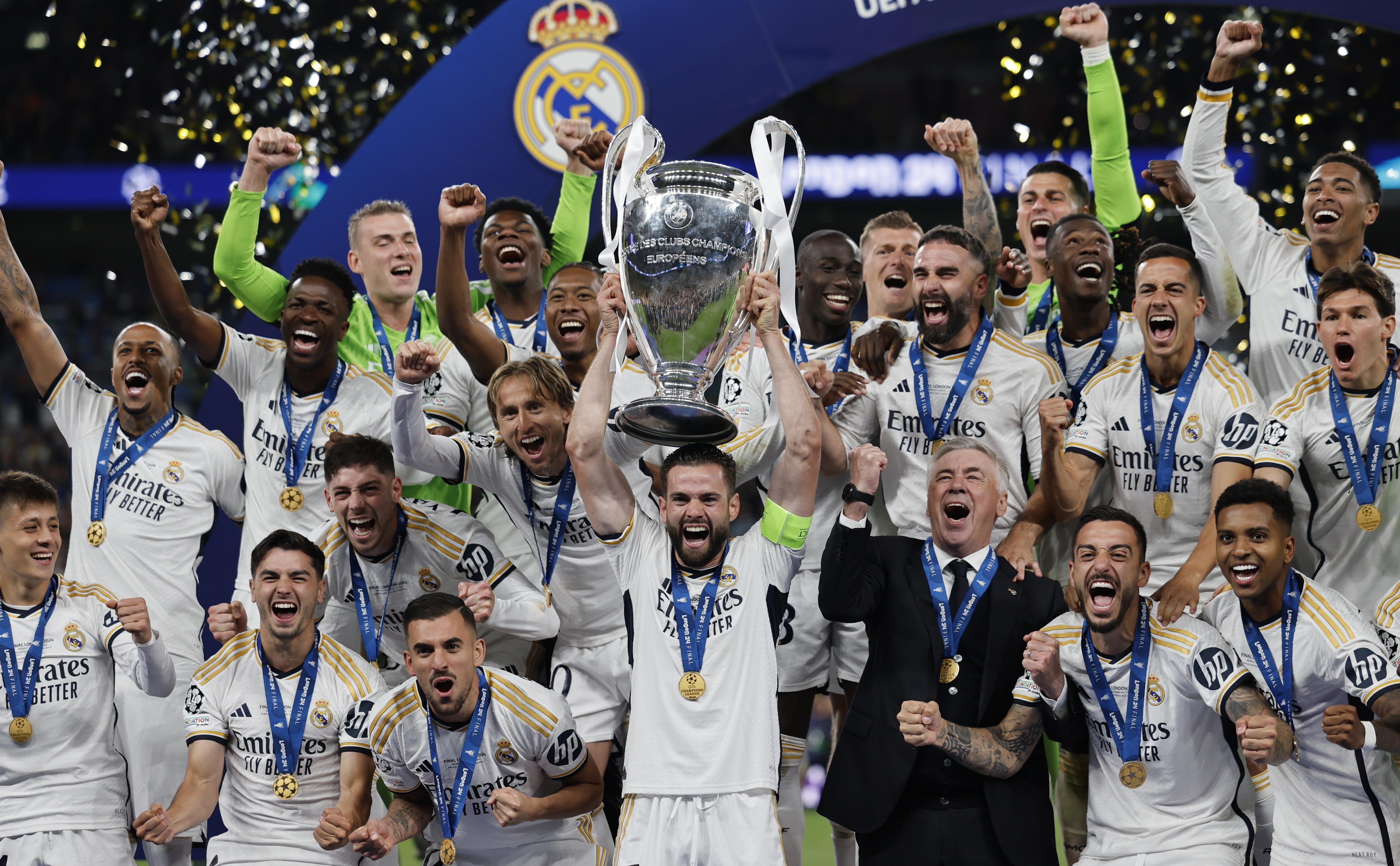 Sigue siendo el rey: ¡Real Madrid, campeón de la Champions League 2024!