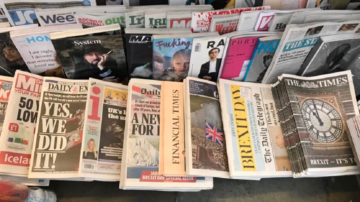 Las portadas de la prensa para despedir al Reino Unido de la Unión Europea