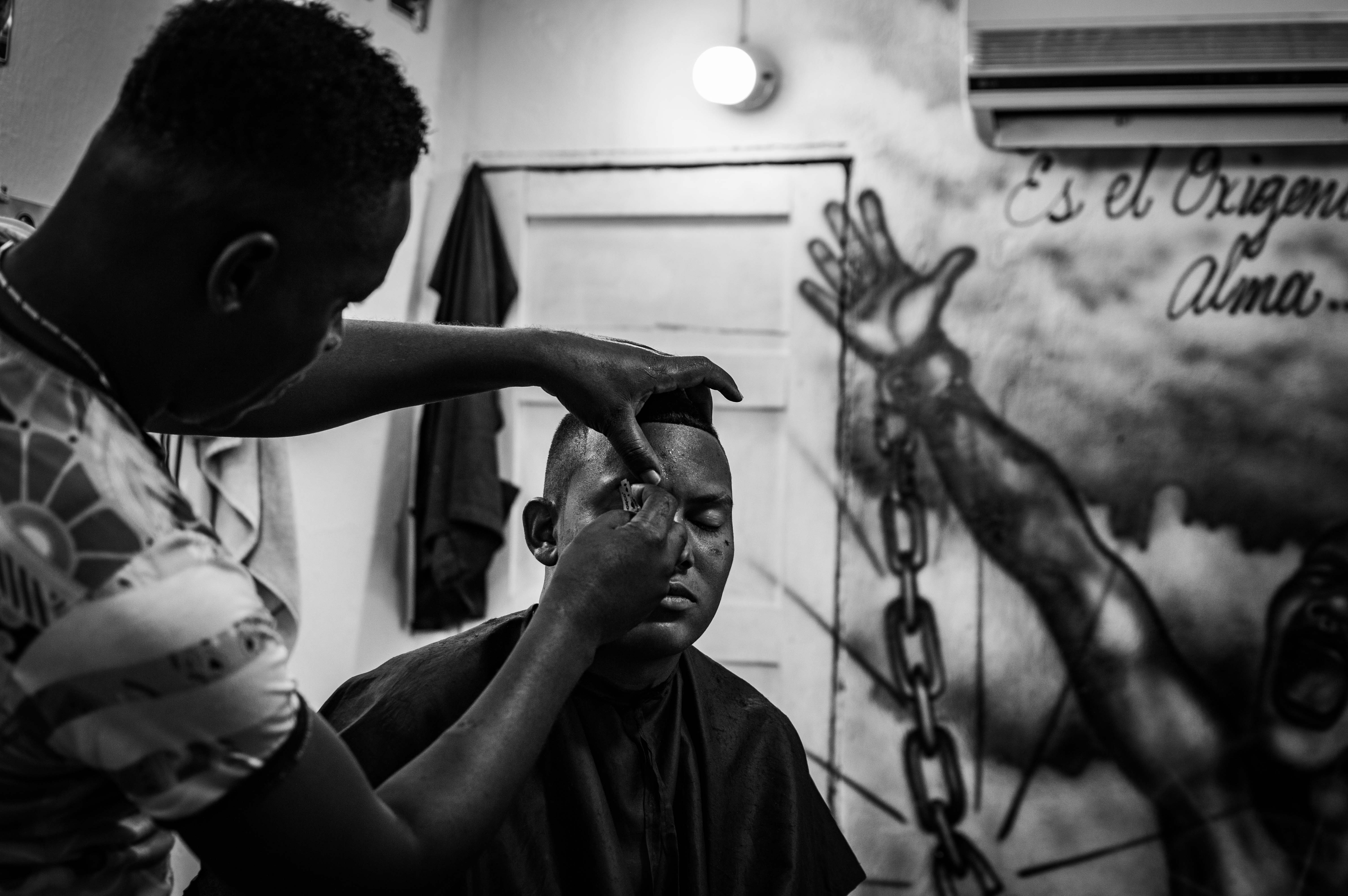 La barbería de Benkos.