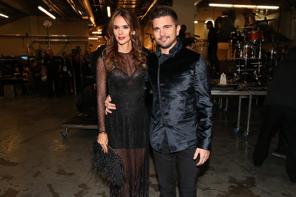 Juanes y Karen Martínez, inseparables