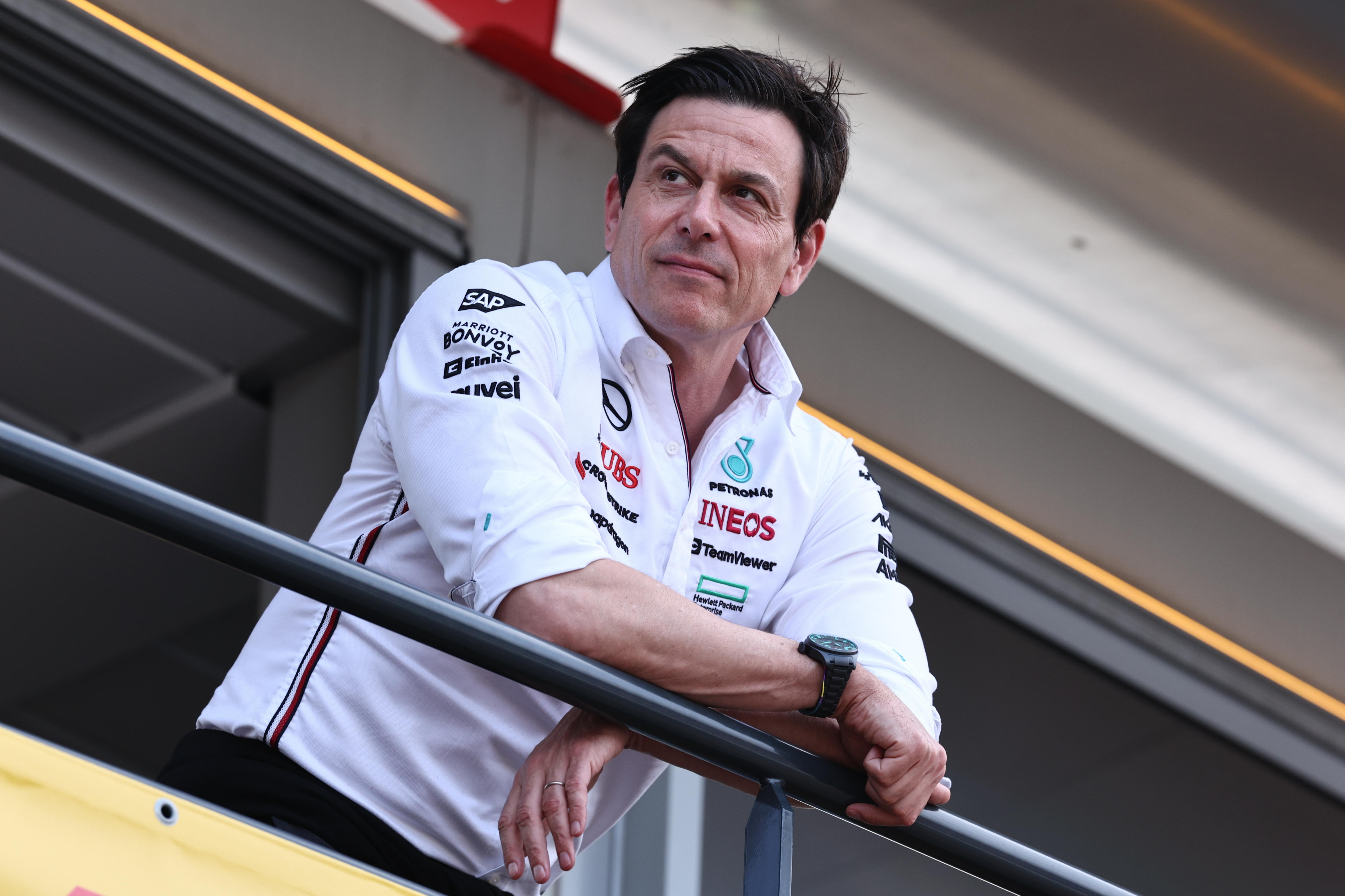 Monaco (Monaco), 24/05/2024.- Mercedes team principal Toto Wolff after the second practice session at the Formula One Grand Prix of Monaco at the Circuit de Monaco in Monte Carlo, Monaco, 24 May 2024. The Formula One Grand Prix of Monaco takes place on 26 May 2024. (Fórmula Uno) EFE/EPA/ANNA SZILAGYI
