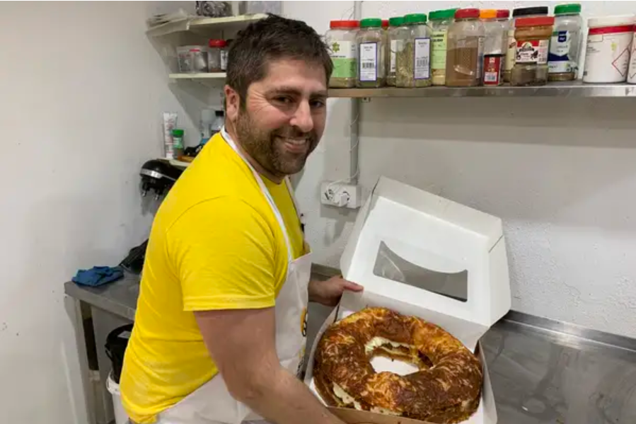 Una panadería española convierte el taco mexicano en roscón de Reyes