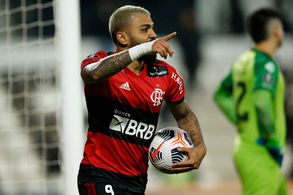 Impresionante goleada de Flamengo a Olimpia en Paraguay por la Copa Libertadores
