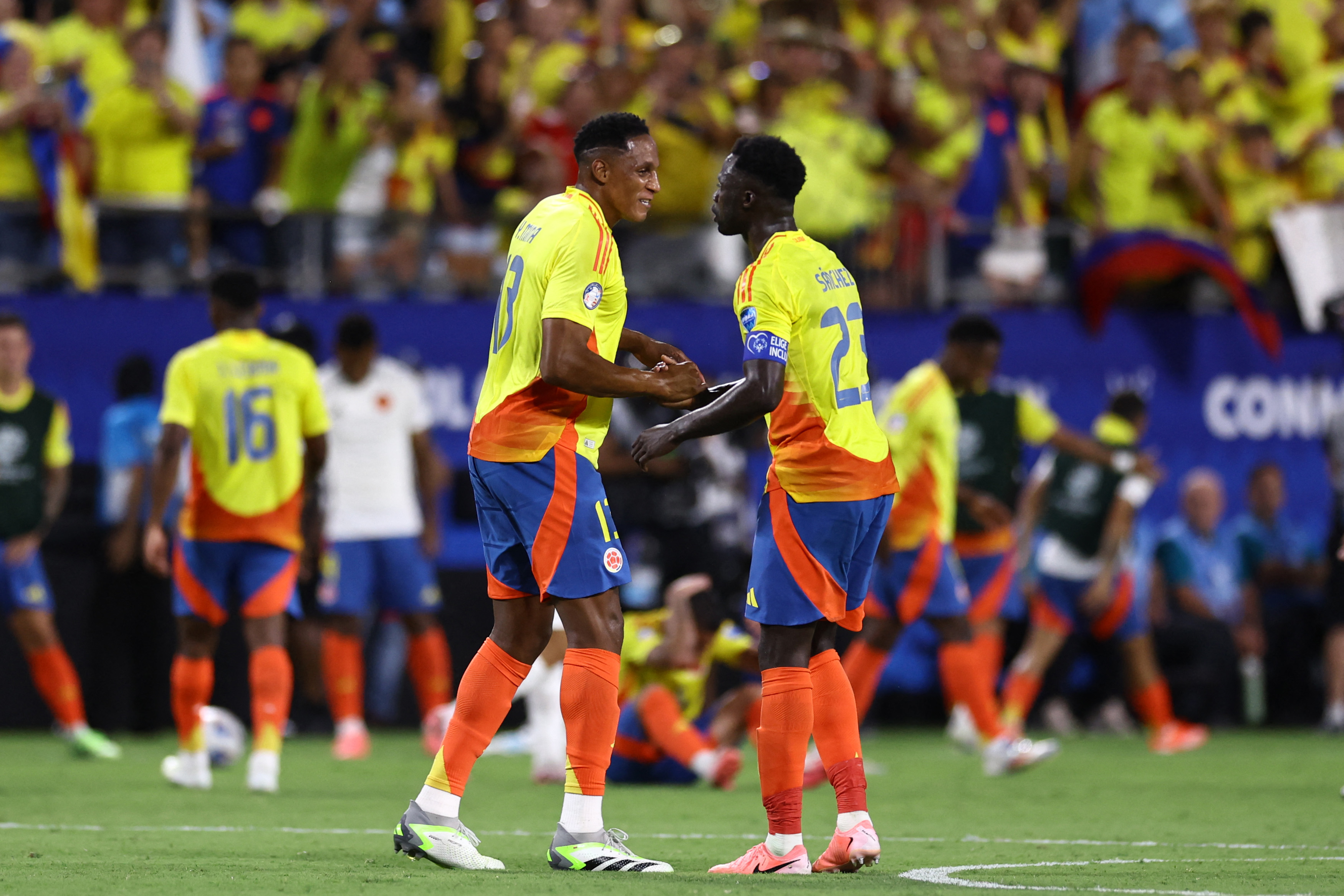 Cuatro colombianos en el equipo ideal de las semifinales de Copa América 2024