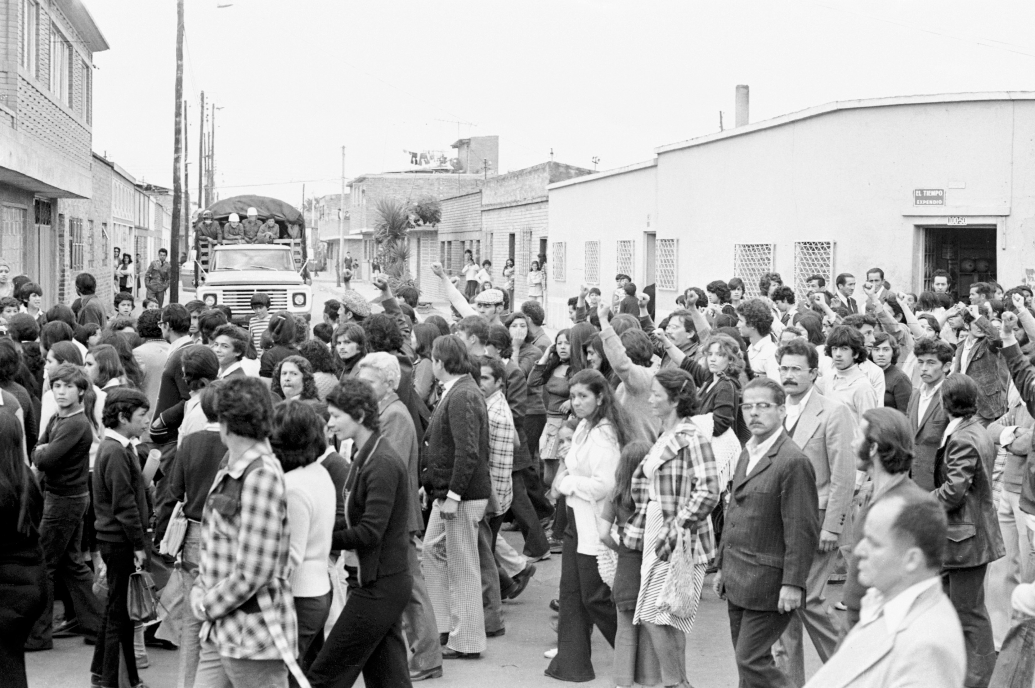 Las centrales obreras reclamaban, entre otras cosas, un aumento de salarios.Archivo El Espectador