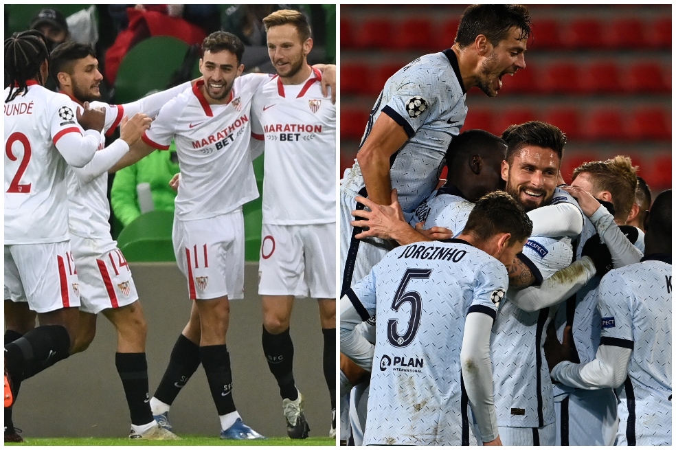 Sevilla y Chelsea están en octavos de final de la Champions