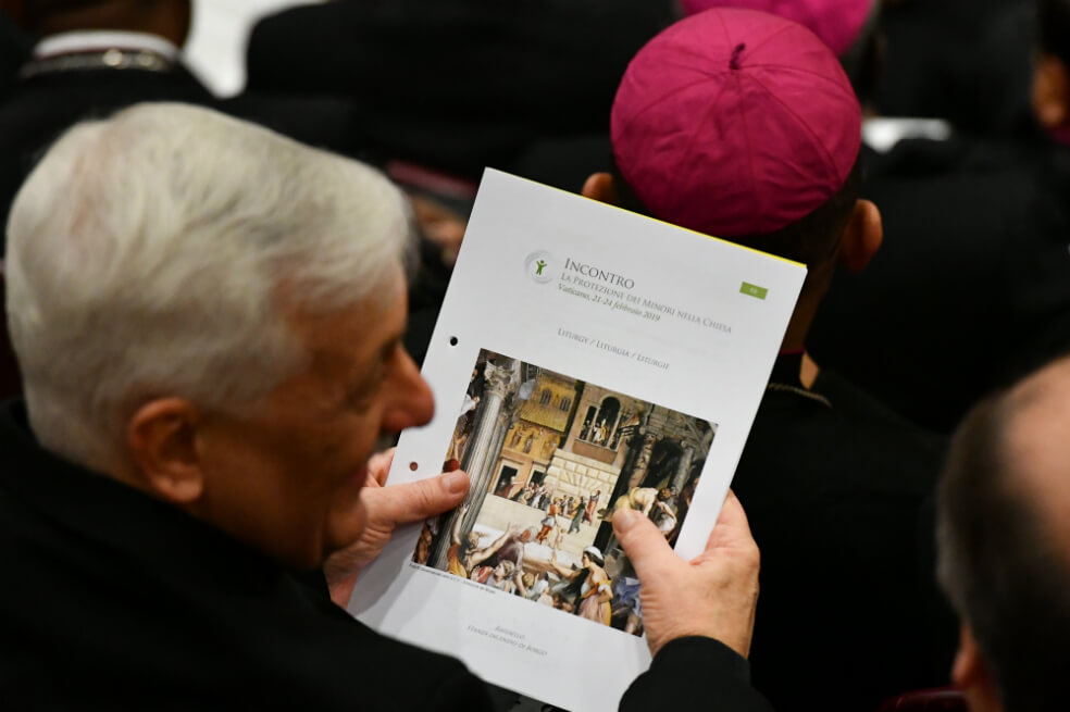 Los líderes de las conferencias episcopales del mundo permanecerán reunidos con el papa Francisco en el Vaticano por tres días. / AFP