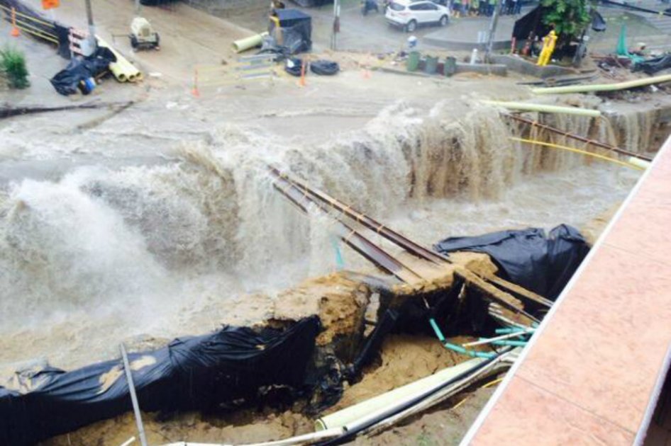 Fuerte aguacero origina emergencia por arroyos en Barranquilla