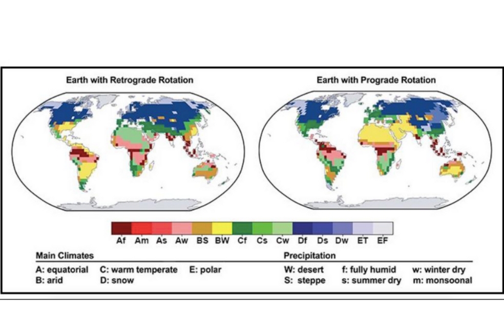 Científicos simulan qué pasaría si la Tierra girara al revés