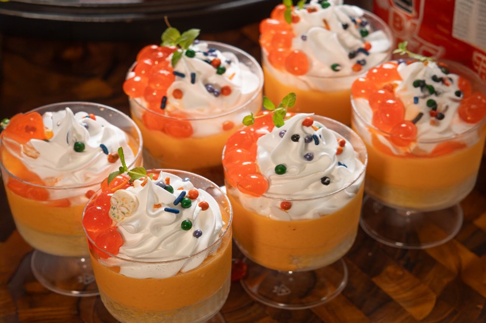 Postre de naranja y zanahoria