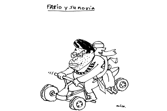 Fabio y su novia