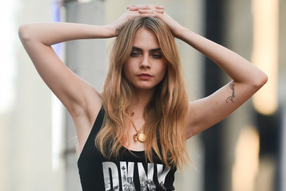 La modelo Cara Delevingne.