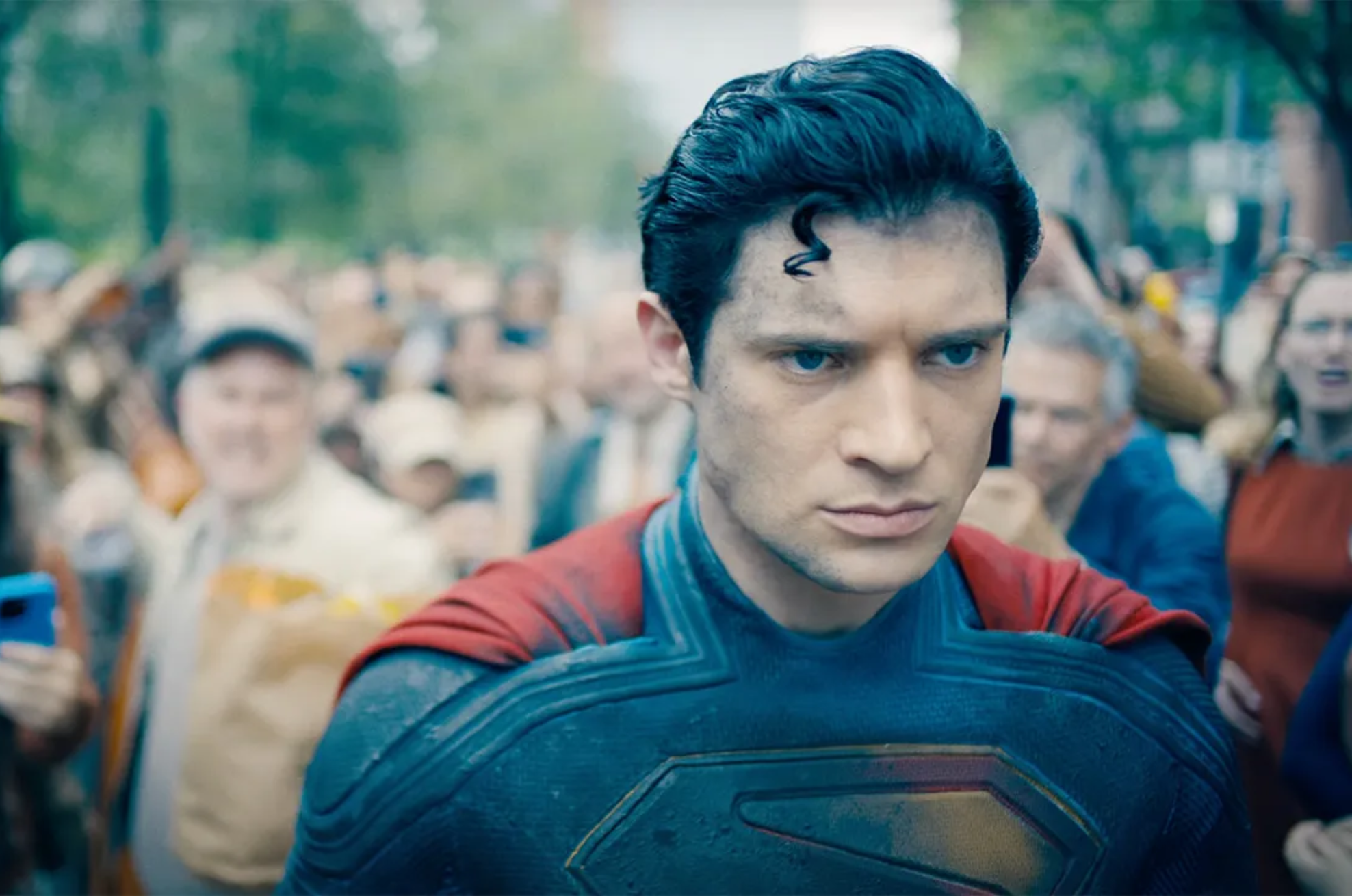 David Corenswet interpreta al superhéroe en "Superman".