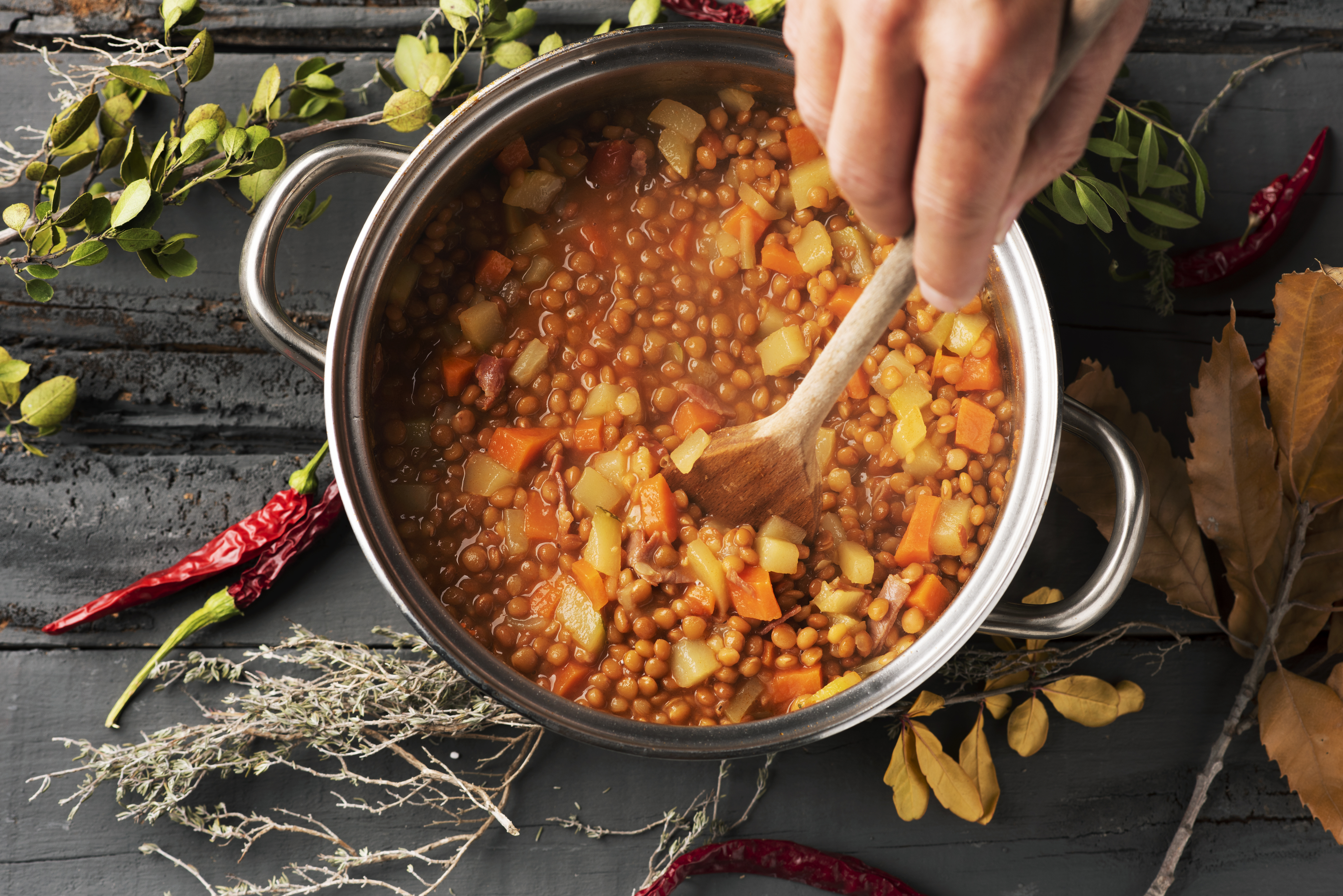 Guiso de lentejas, un sabor de la cocina para no perder de vista