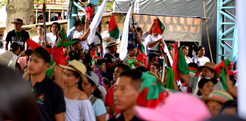 Indígenas del Cauca protestaron en contra de ataques de grupos armados
