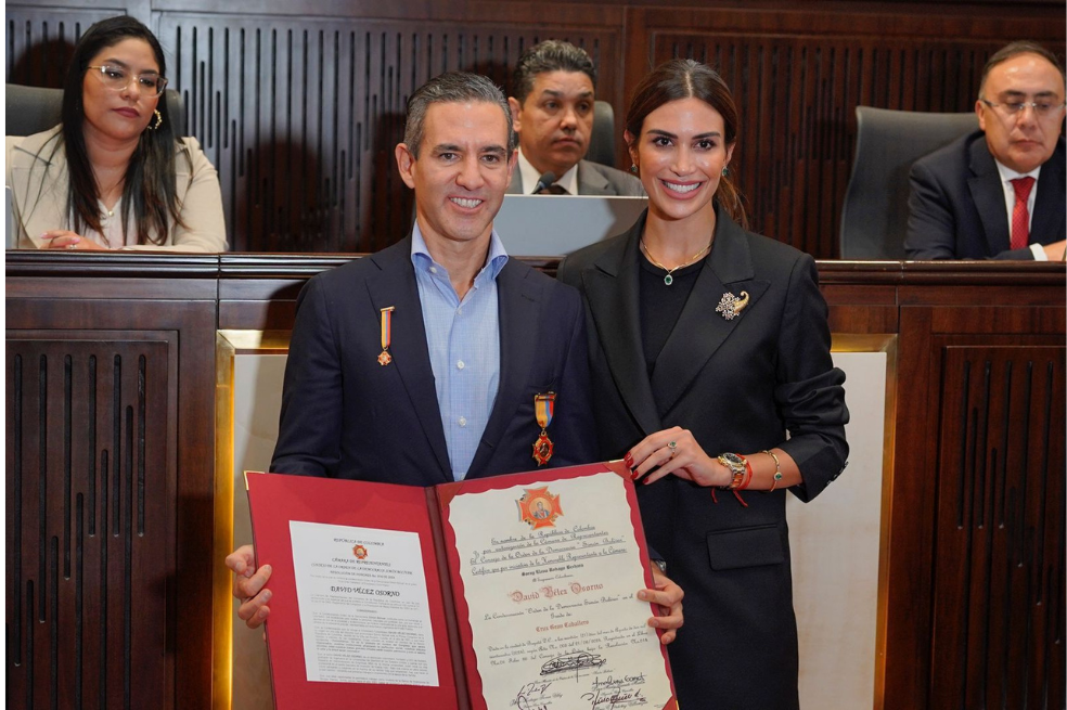 Cámara condecoró a David Vélez, creador de Nu Bank, con la Orden de la Democracia