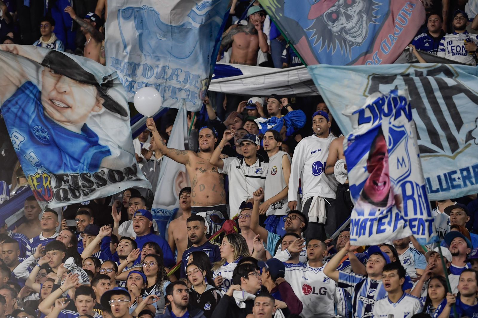 La hinchada de Millonarios tiene uno de los mejores promedios de asistencia en la Liga BetPlay.