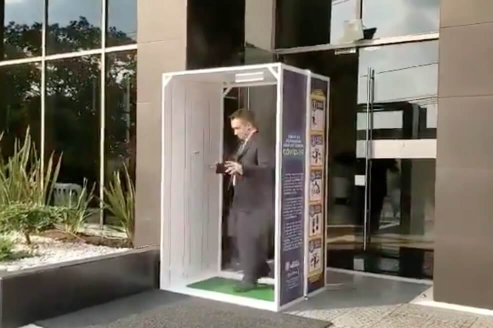 Cabinas desinfectantes no son recomendables para covid-19