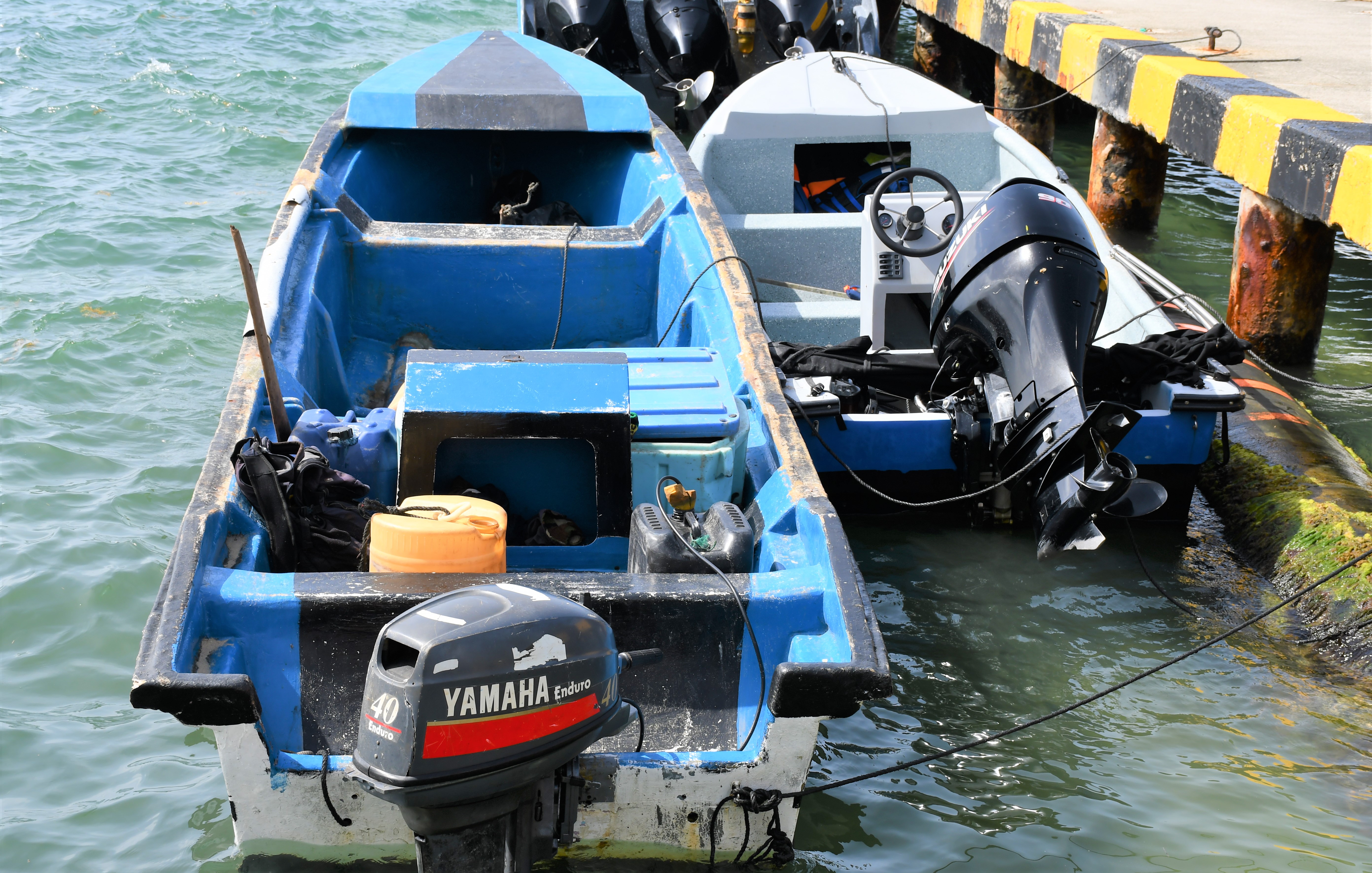 Bote utilizado para el tráfico de migrantes. Se ofrece en esta supuesta ruta VIP por San Andrés.
