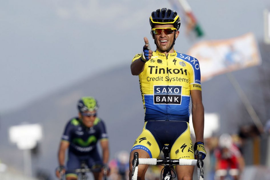 Alberto Contador inicia su temporada en Portugal. Foto: AFP