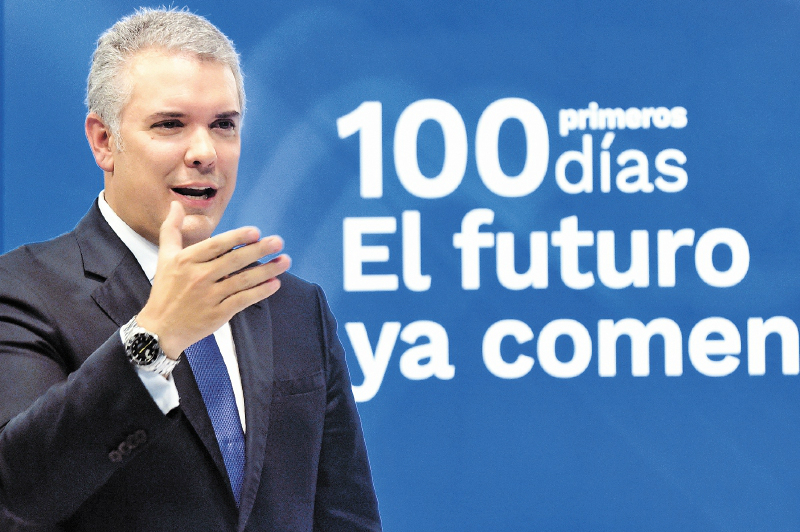 El espinoso inicio del gobierno Duque
