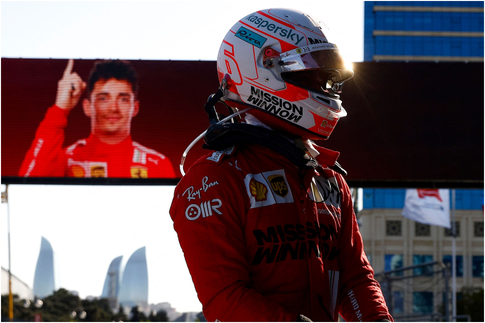 Leclerc saldrá primero en el Gran Premio de Azerbaiyán